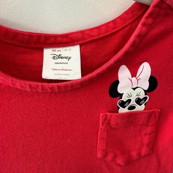 Hanna Andersson Mini Mouse Cotton and tulle skirt Dress 3T - Picture 2 of 5